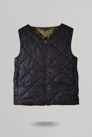 Gilet doudoune col v